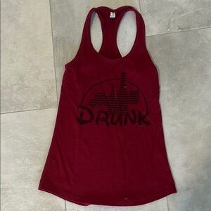 Women's Burgundy Tank Top